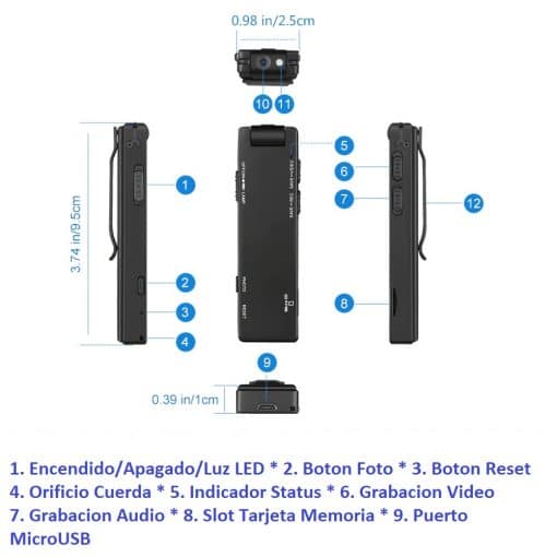 camara mini DVR FULL HD